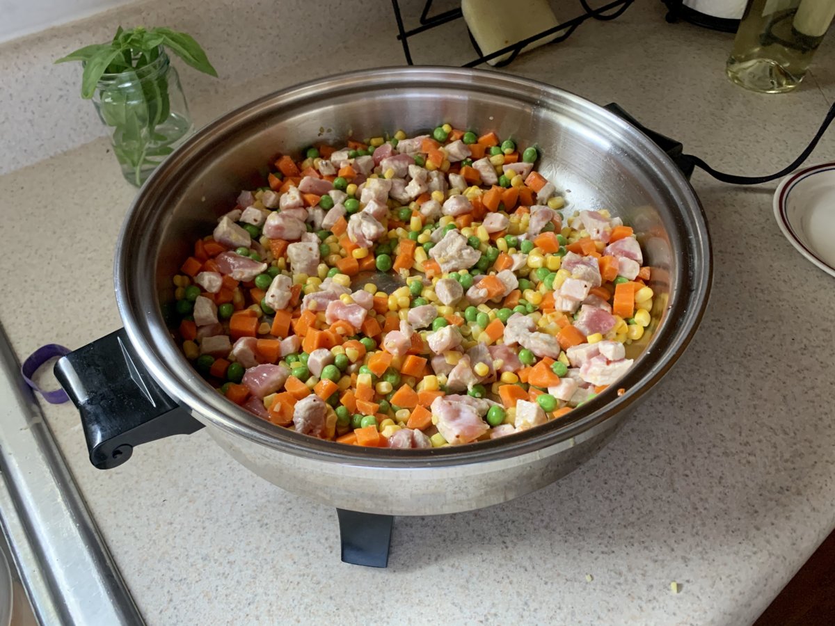 Frying The Veggies