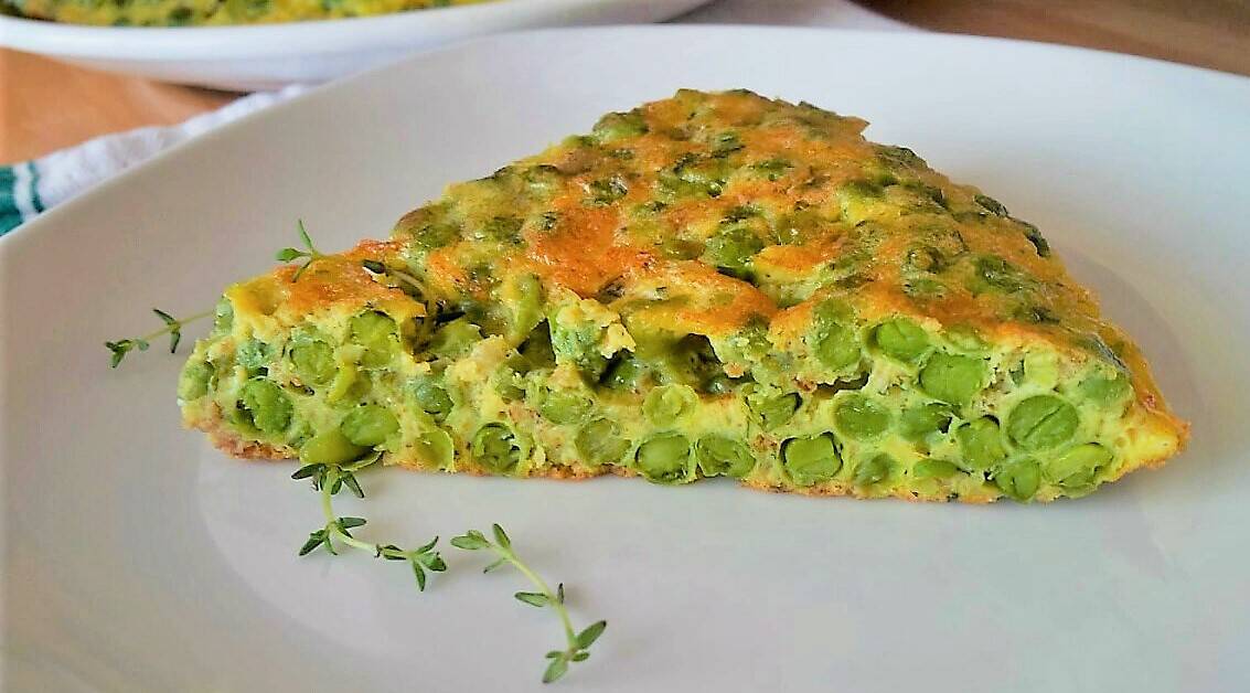 Green Pea, Turmeric and Thyme Frittata.jpeg