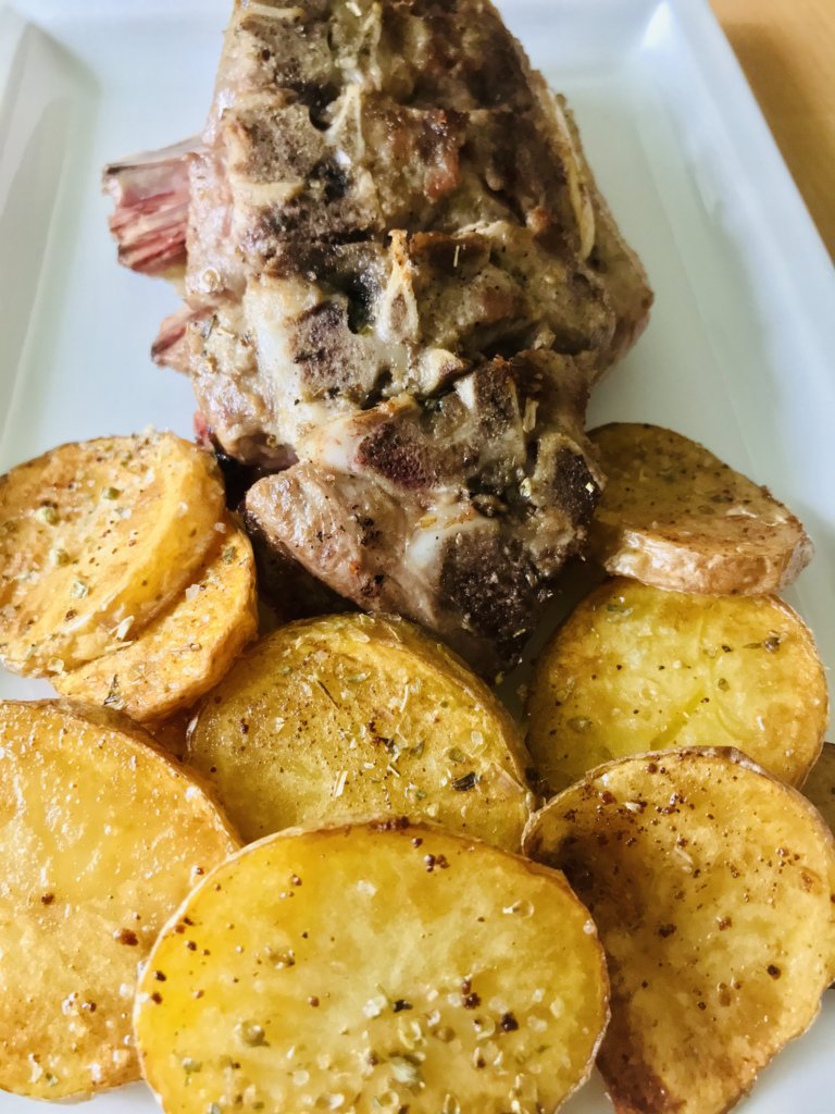 Griddled Lamb served with fried potatoes.jpeg