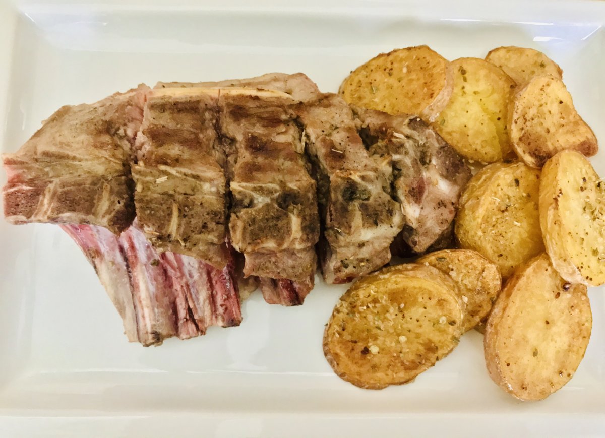 Griddled Lamb served with fried potatoes.jpeg