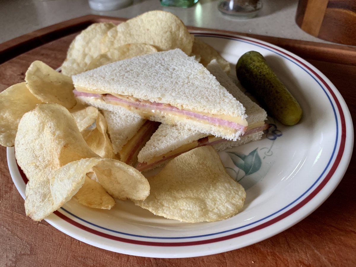 Ham And Cheese (And Honey-Mustard & Butter) Sandwiches