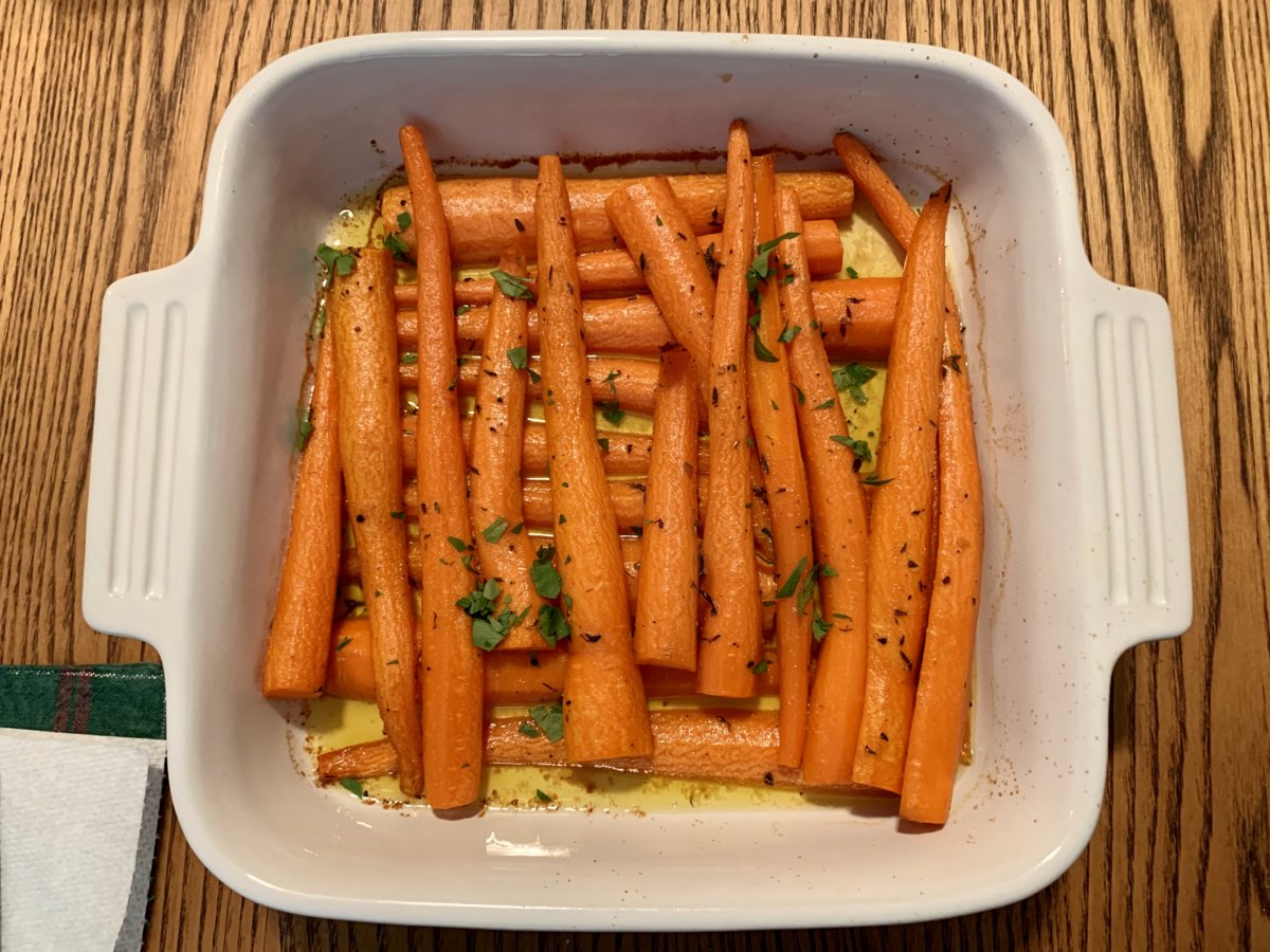 Honey-Brown Butter Roasted Carrots