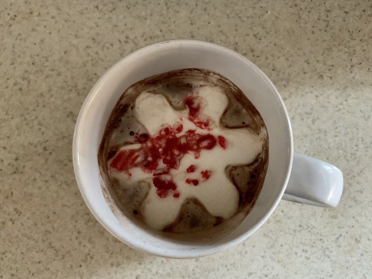 Hot Chocolate And Peppermint Marshmallow