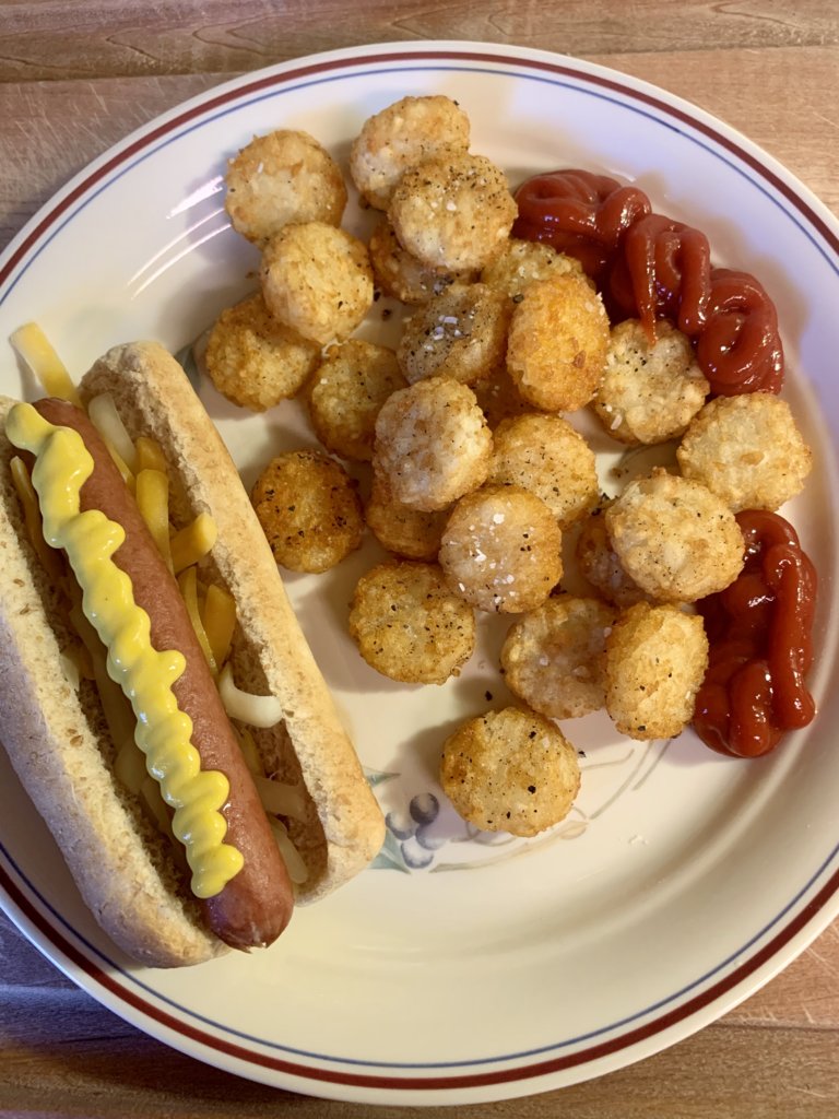 Hot Dog And Crispy Crowns