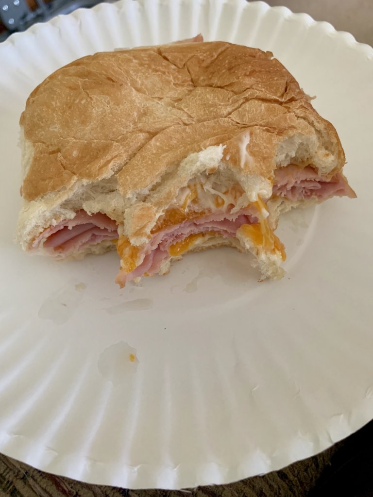Hot Ham And Cheese Sandwich