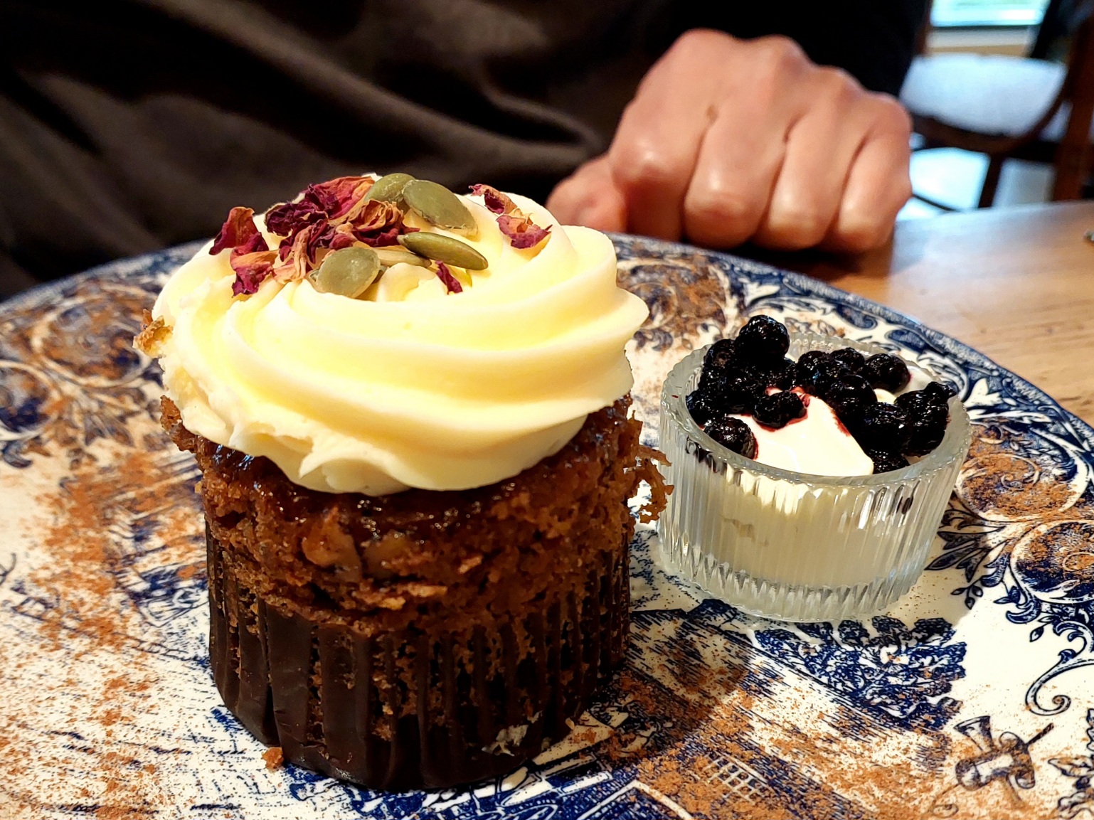 Hubby's carrot cake muffin