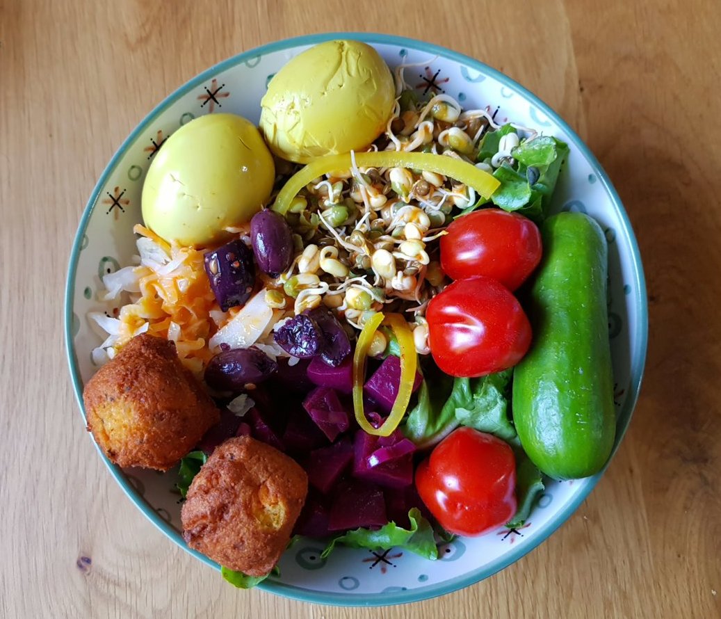 Hubby's Evening Salad