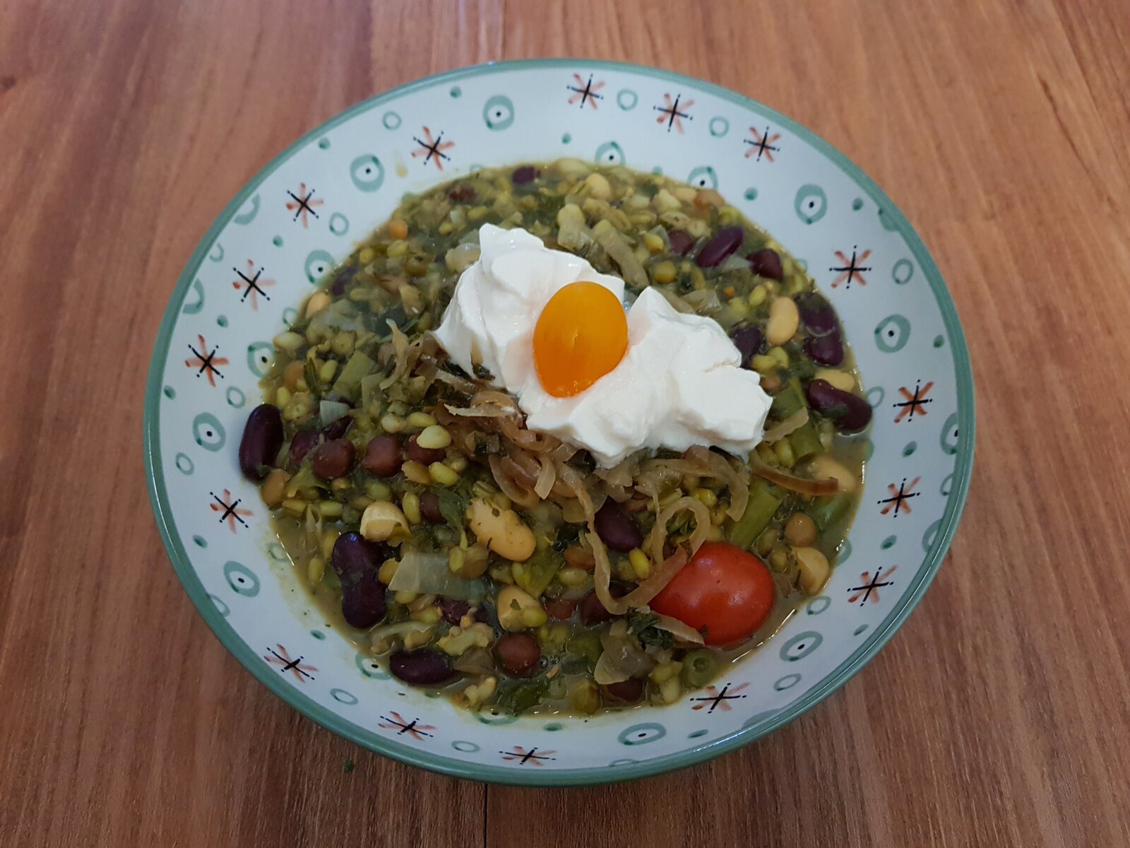 Iranian Bean & Herb Soup
