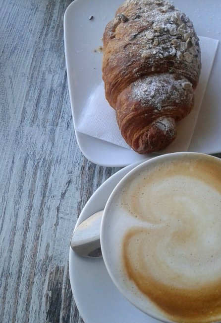 Italian Breakfast is Cappuccino e Cornetto