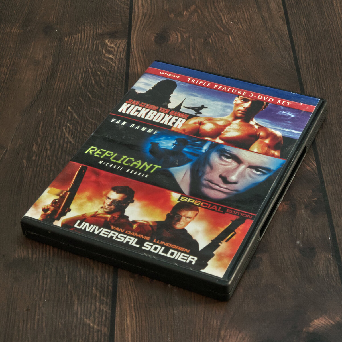 Jean Claude Van Damme Triple Feature Movie DVD