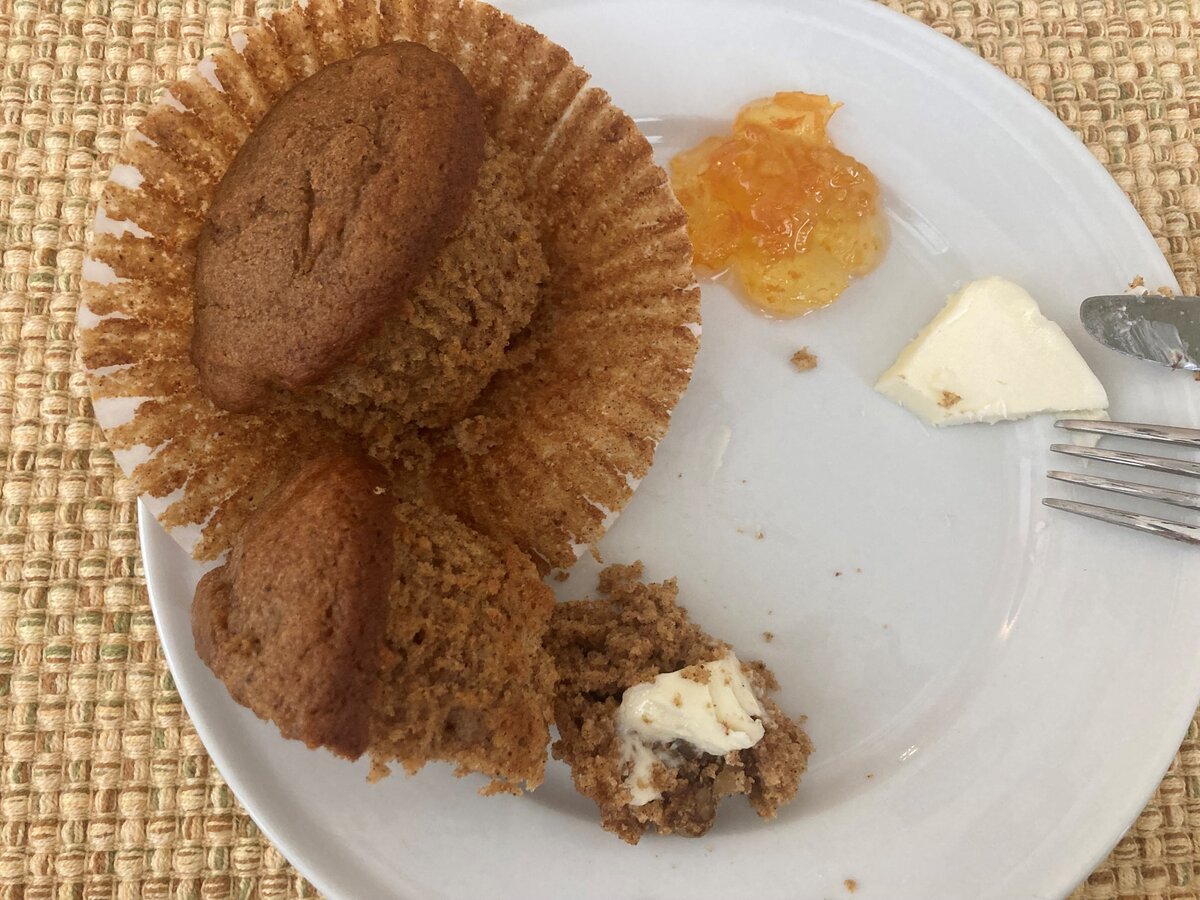 Jumbo Pumpkin and Walnut Muffins