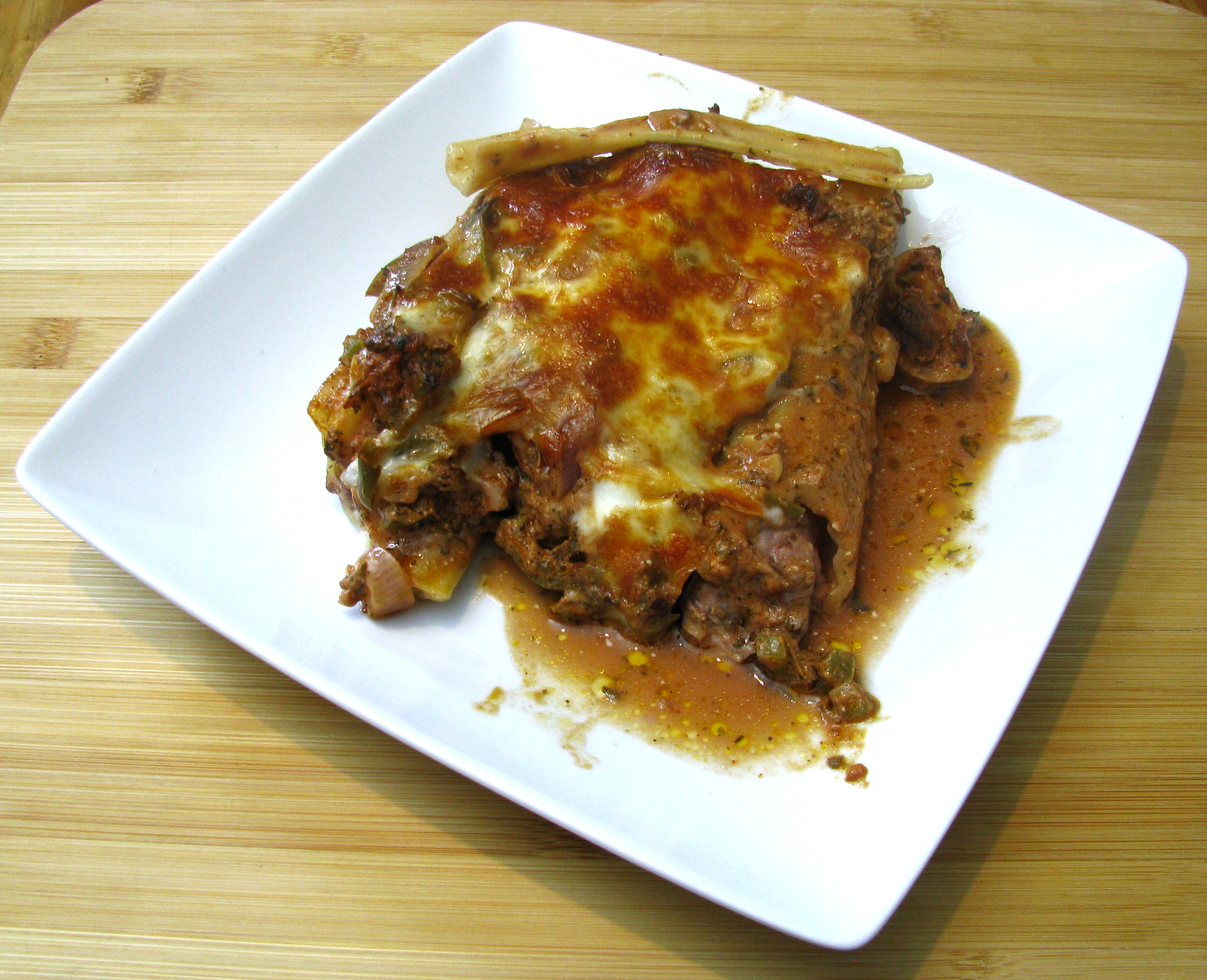 Lamb Manicotti with Creamy Tomato Wine Sauce