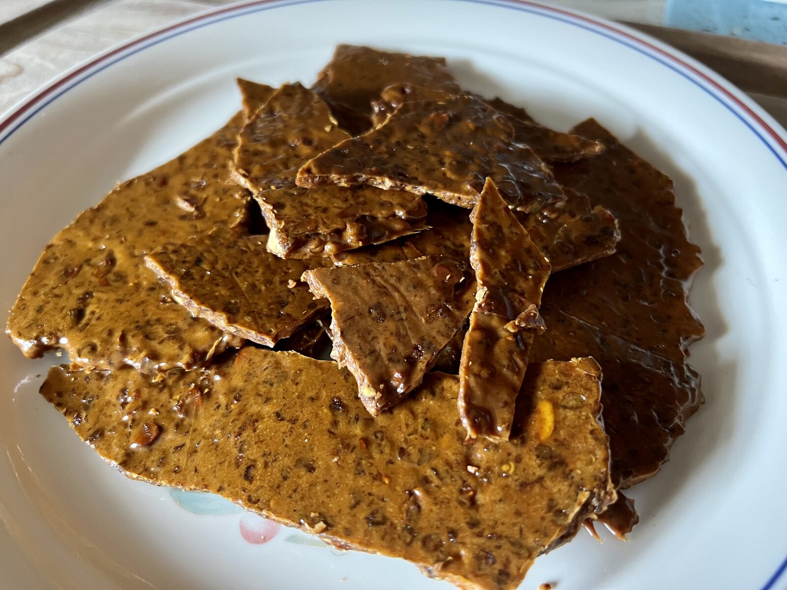 Lentil-Pistachio Brittle