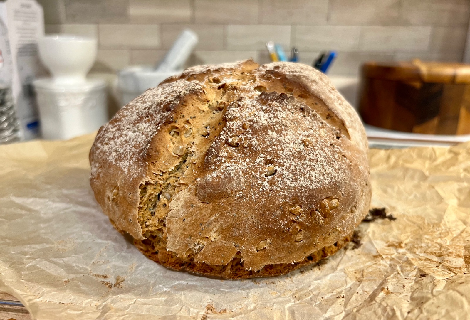 Mixed Seed Irish Soda Bread - Side