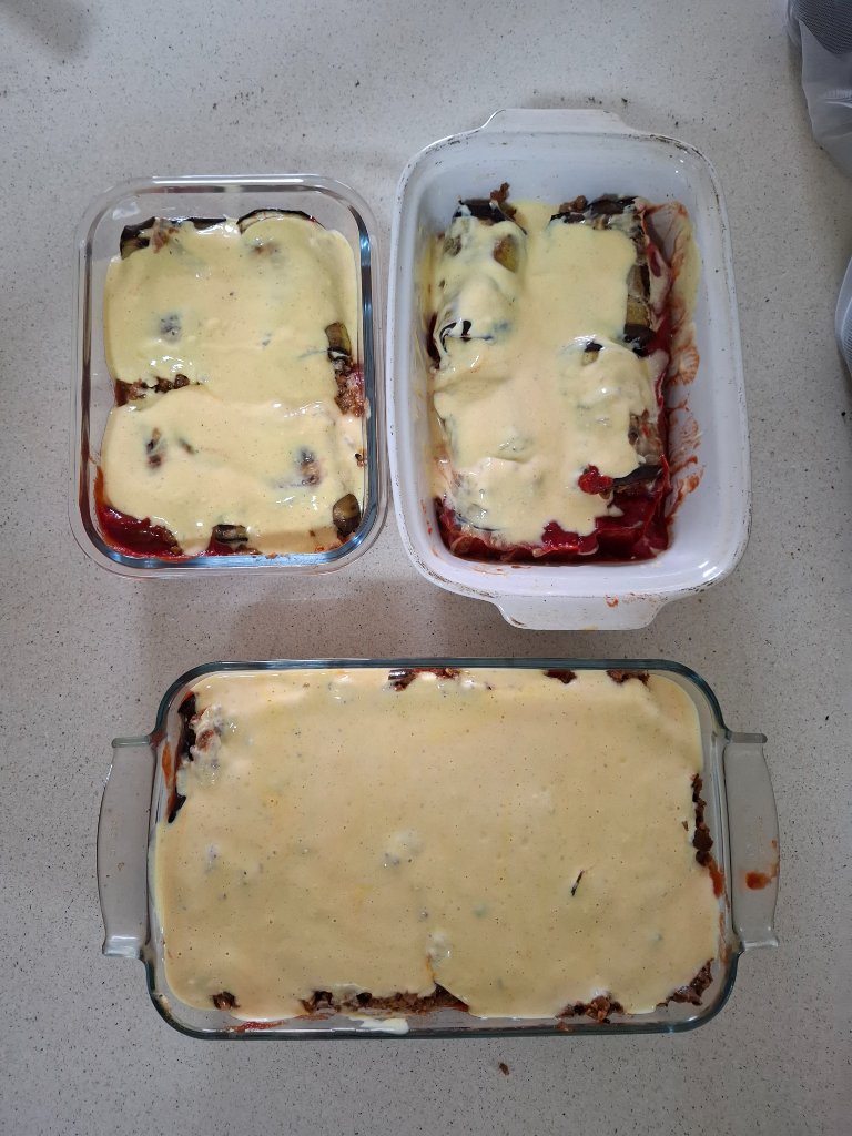 Moussaka Rolls & Lasagne