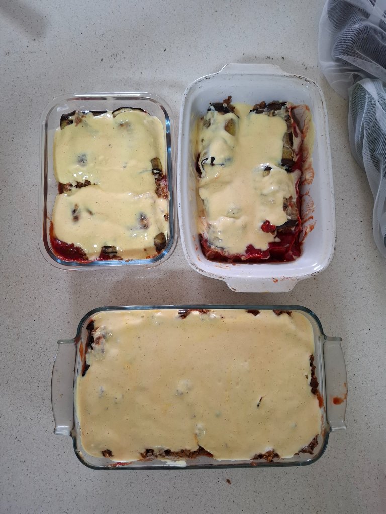 Moussaka Rolls & Lasagne