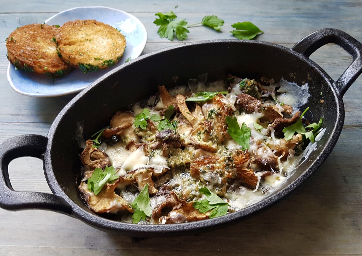 Mushroom Medley with toasted Sourdough