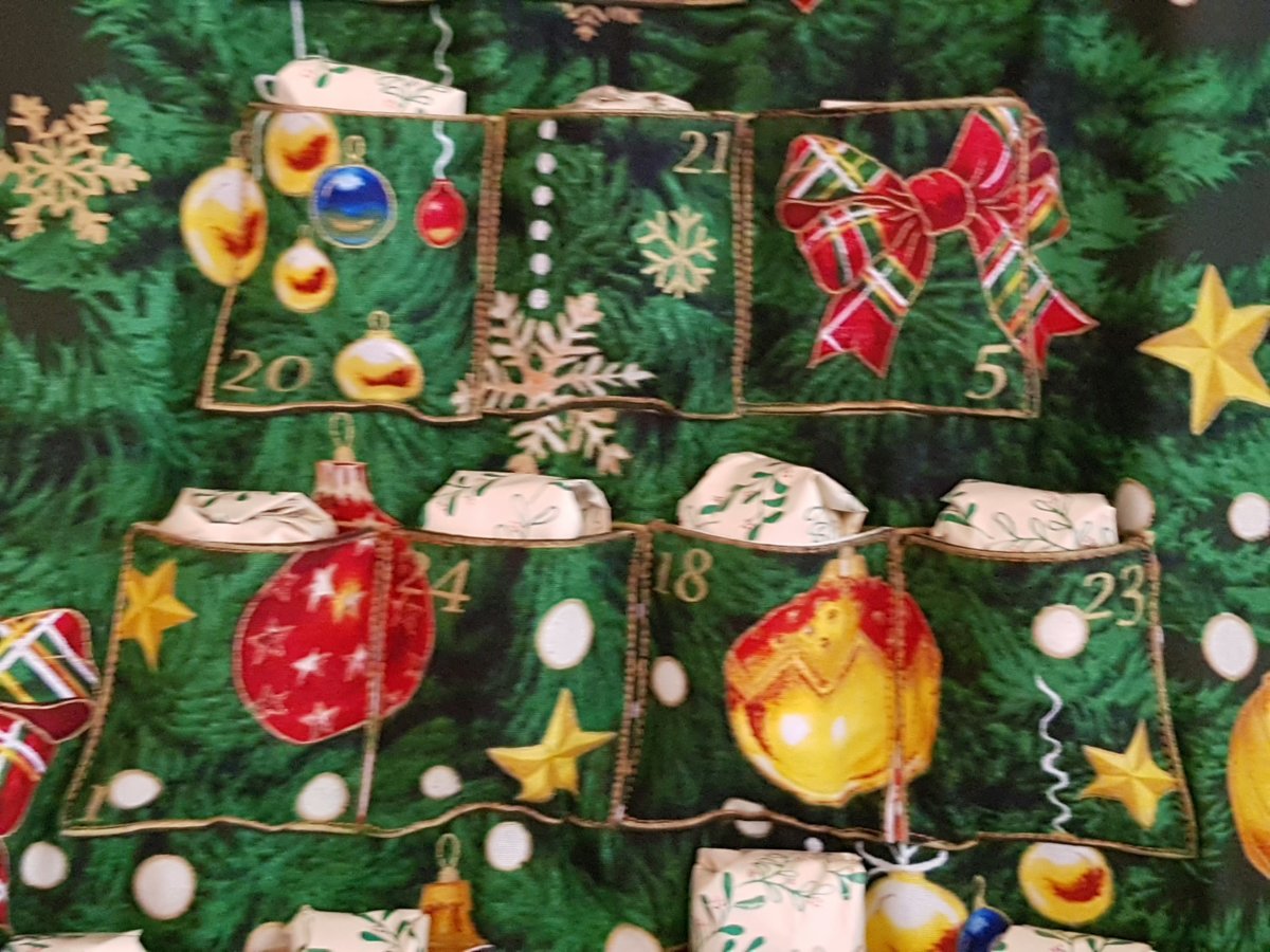 My Home-made Advent calendar close up (1)