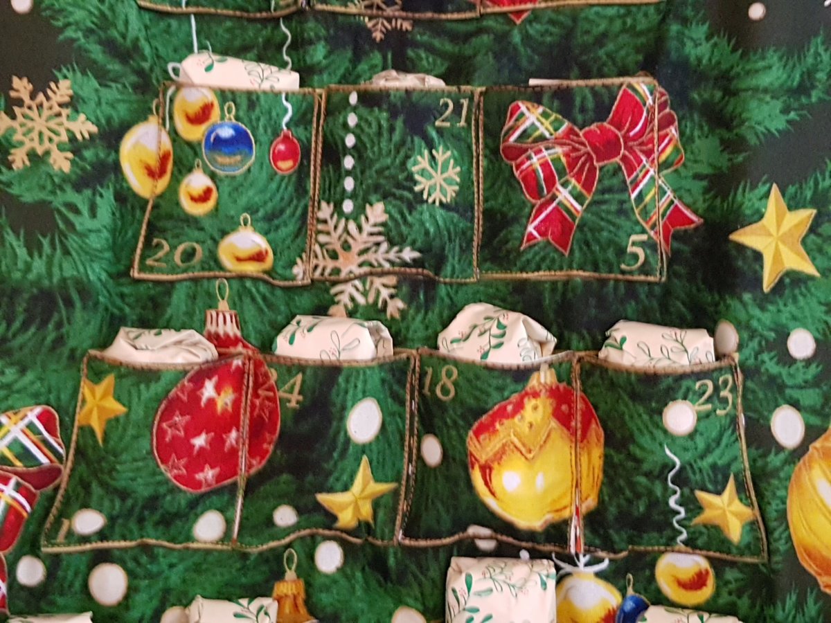 My Home-made Advent calendar close up (2)