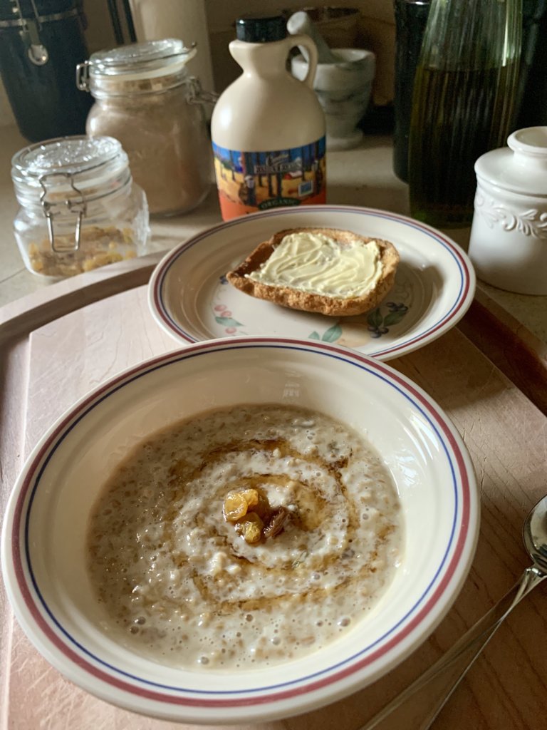 Oatmeal And Toast