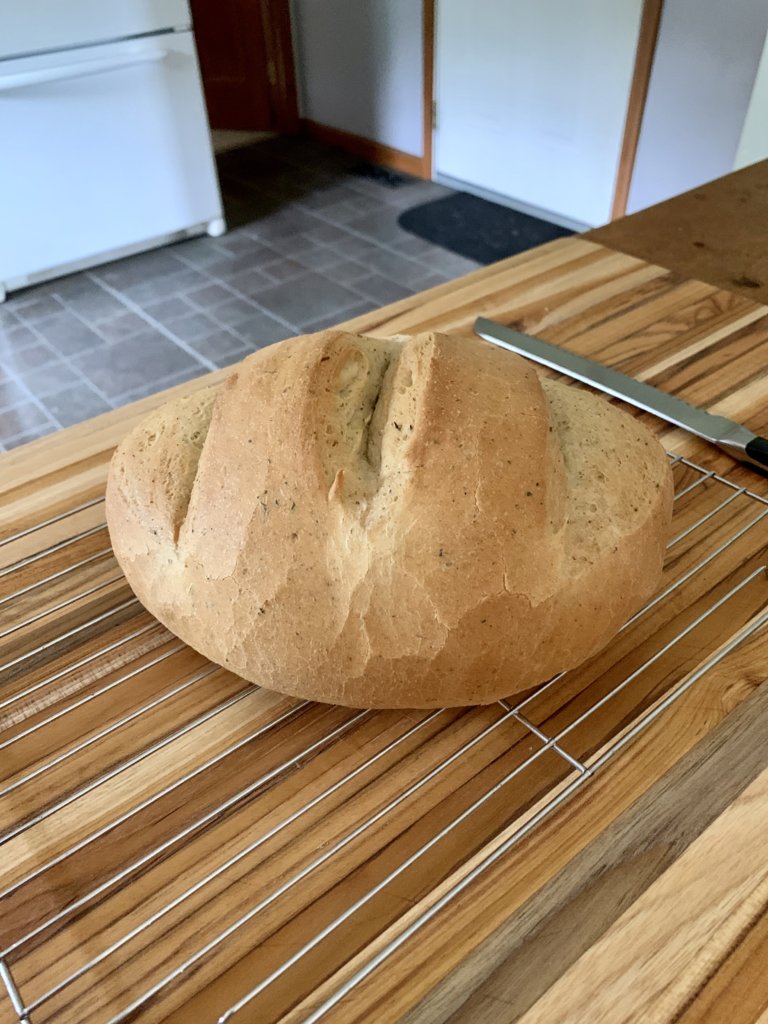 Olive Oil-Italian Seasoning Loaf