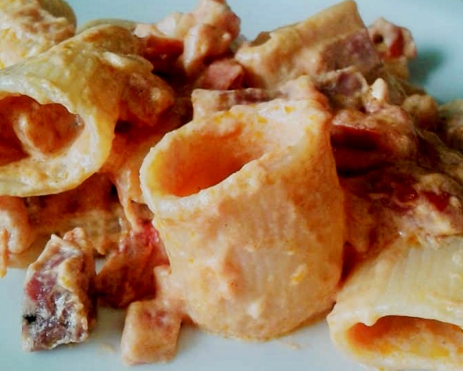 Paccheri with Sour Cream and Dry Salame.jpeg