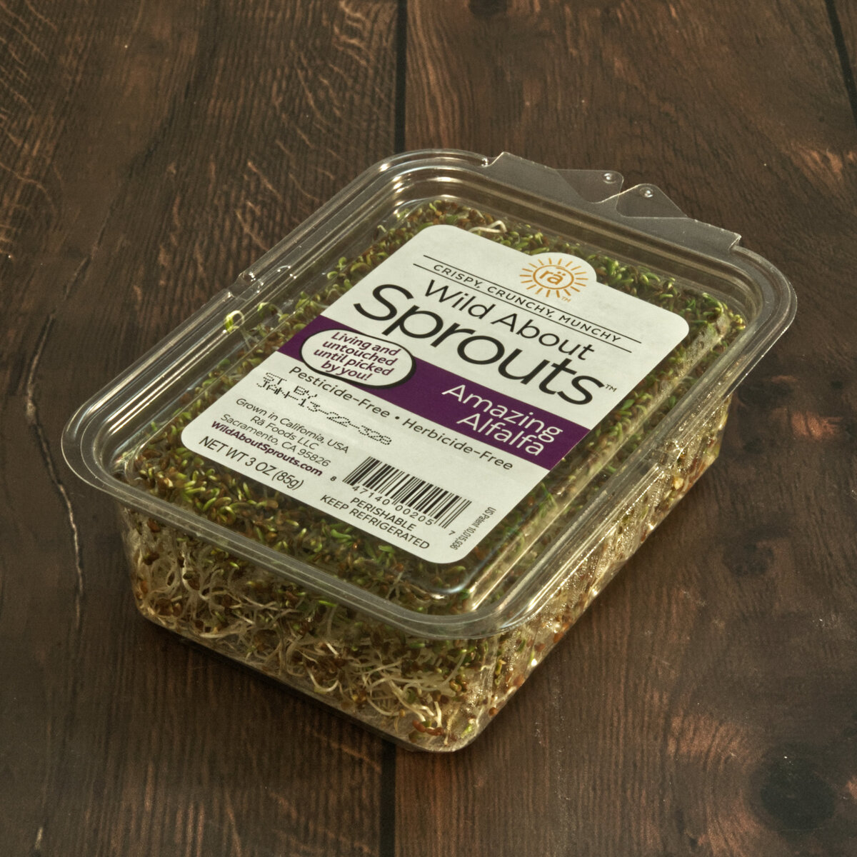 Packaged Alfalfa Sprouts