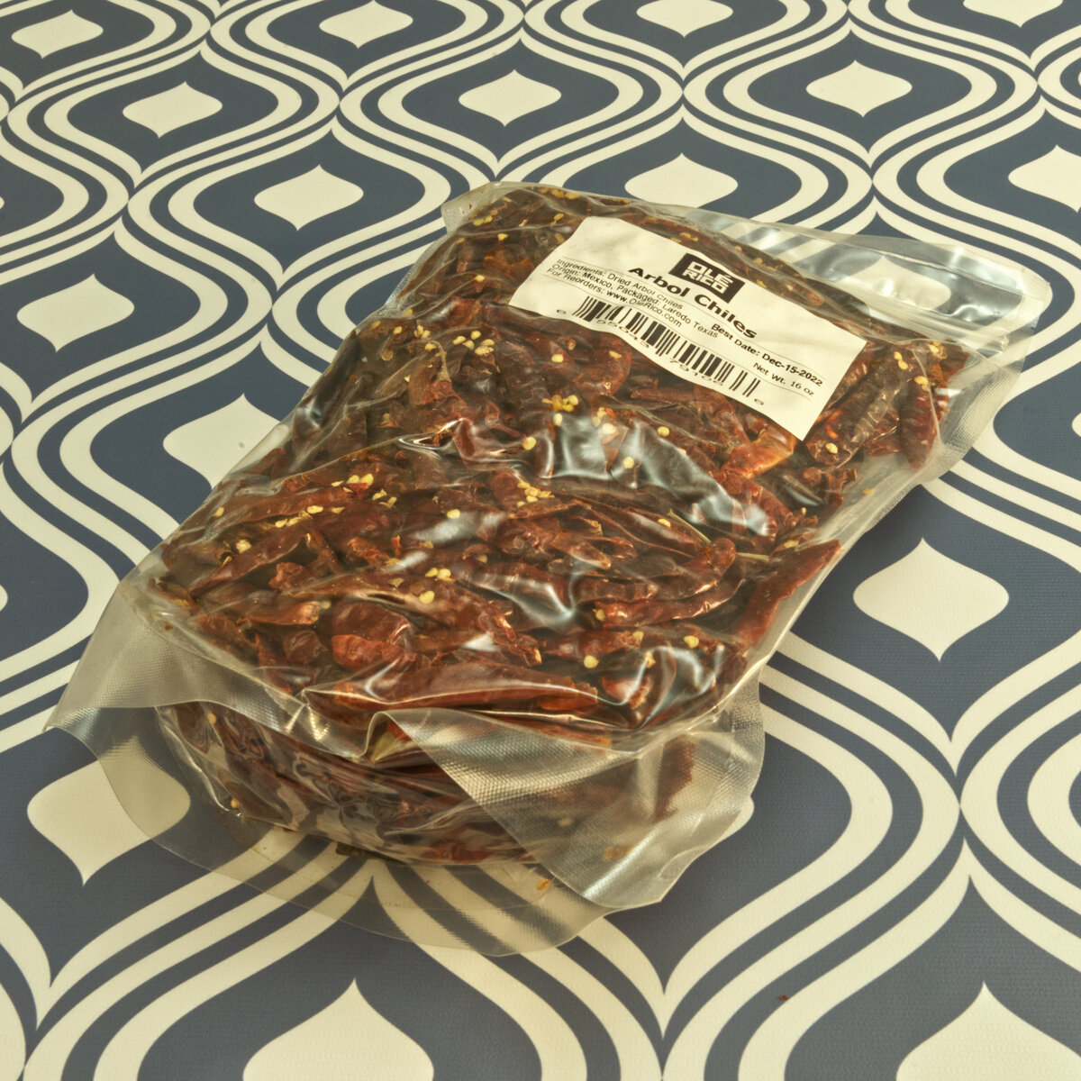 Packaged Chiles de Arbol