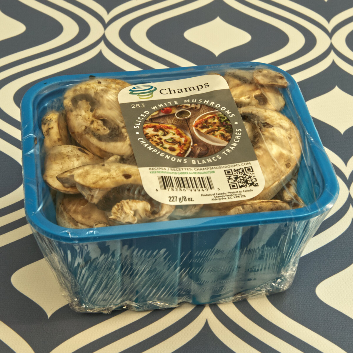 Packaged Sliced Crimini Mushrooms