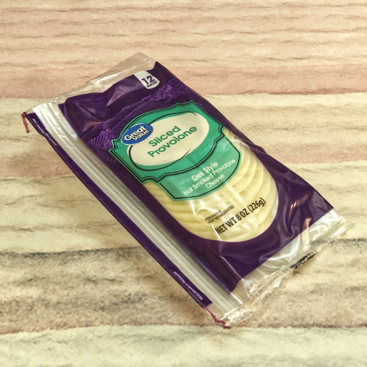 Packaged Sliced Provolone Cheese