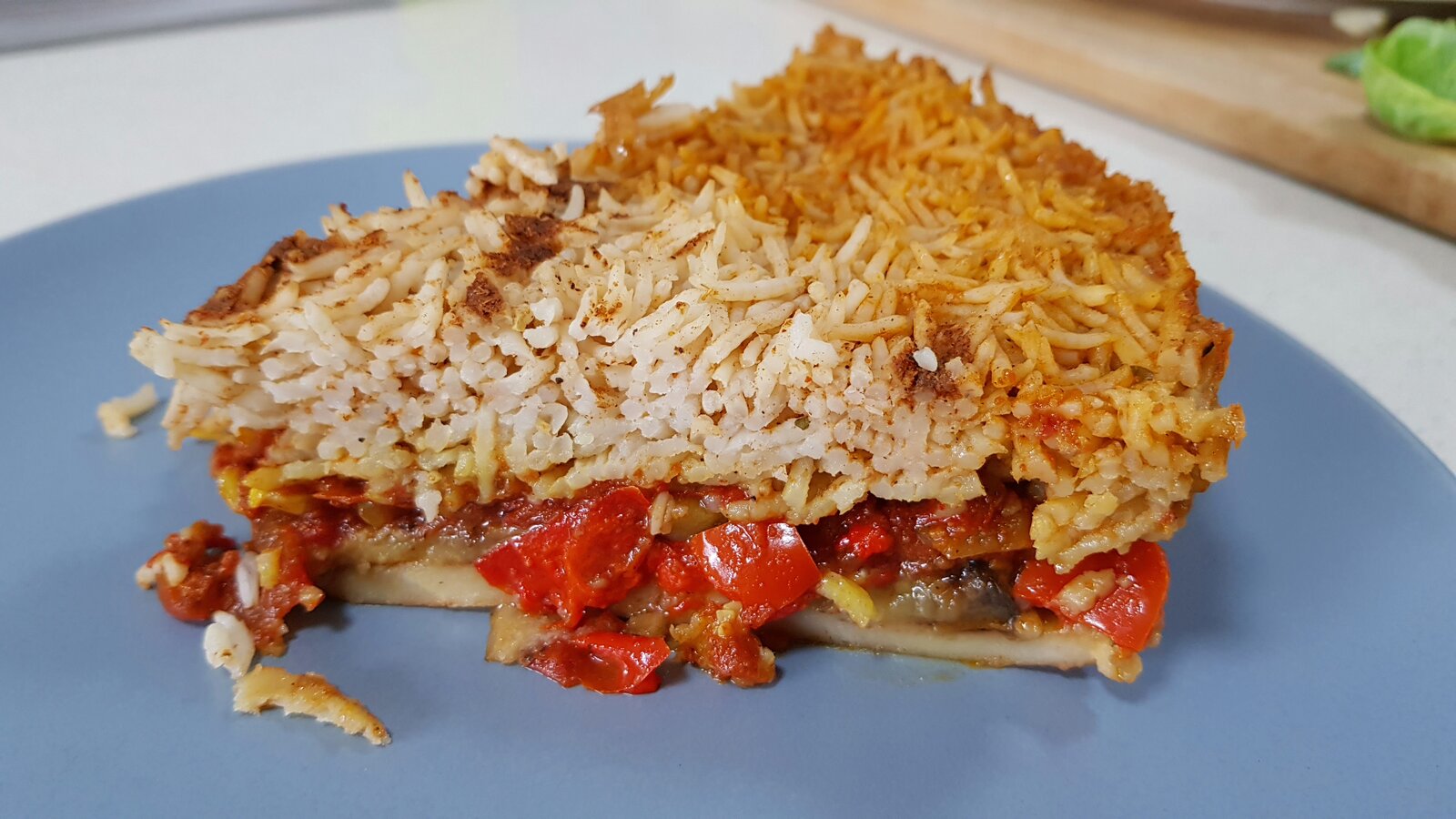 Palestinian Upside down Rice, the right way up!