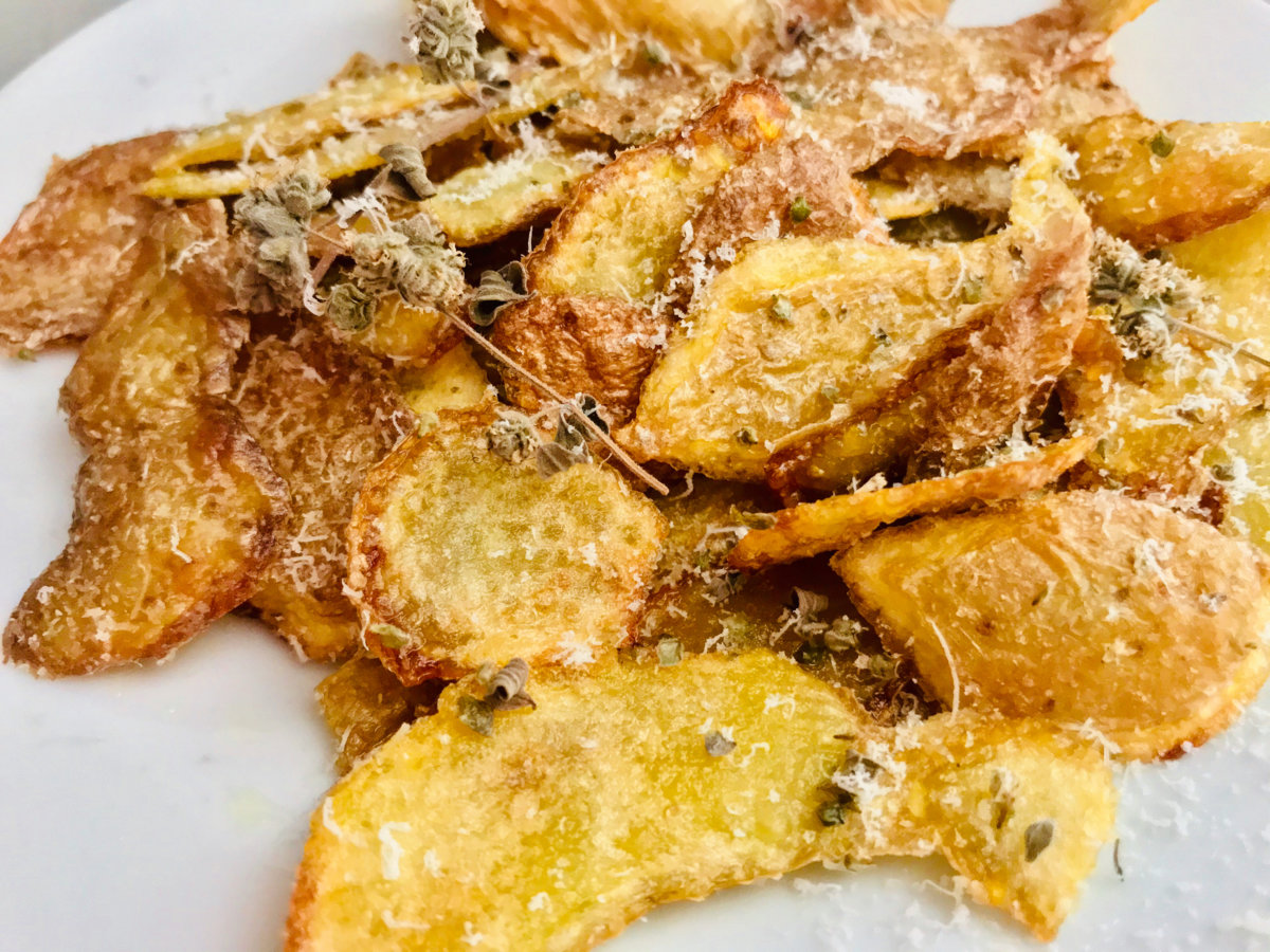 Parmigiano and Oregano Fried Potato Skins.jpeg