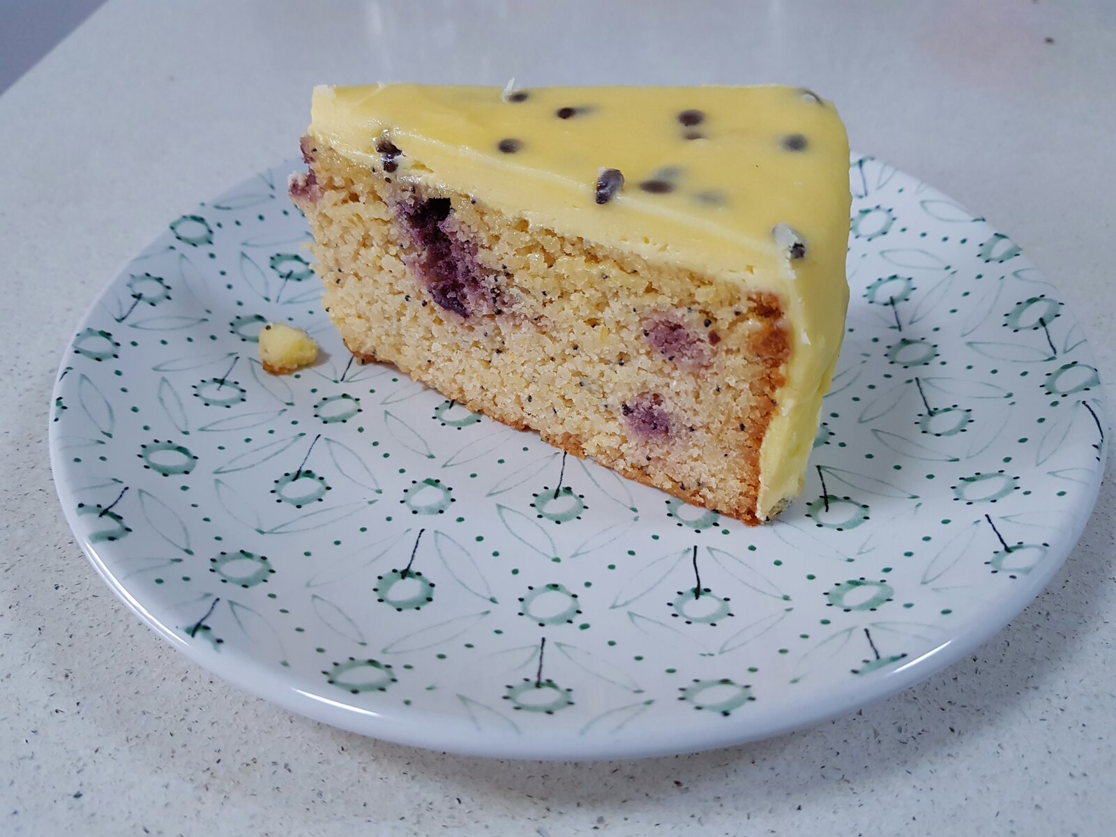 Passionfruit Polenta Cake