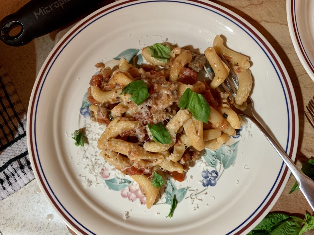 Pasta With Meat Sauce