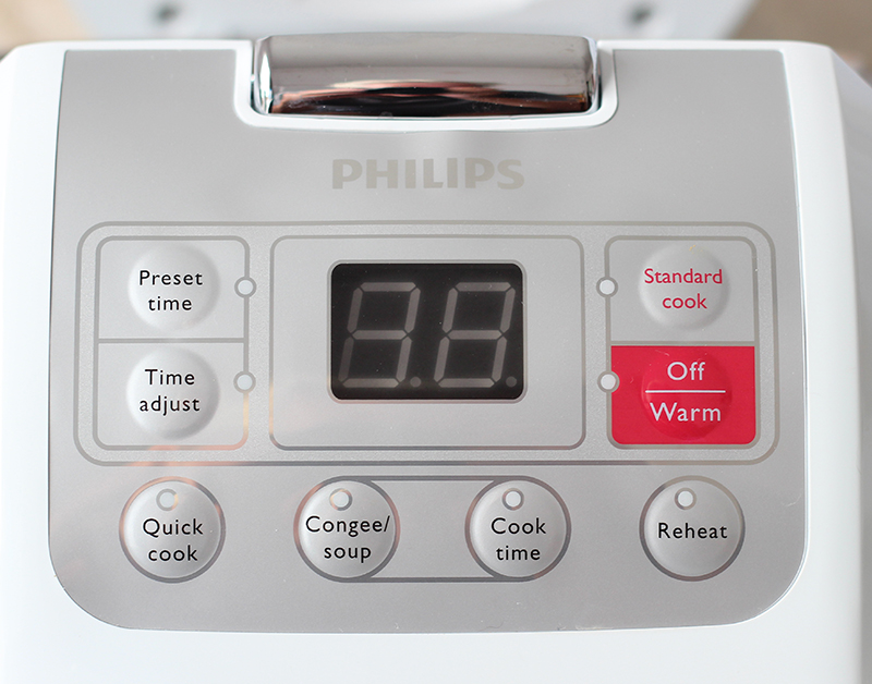 Philips HD3030-30 controls