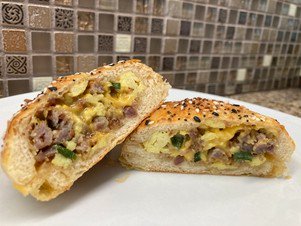 Pillsbury® freezer friendly everything bagel biscuit bombs