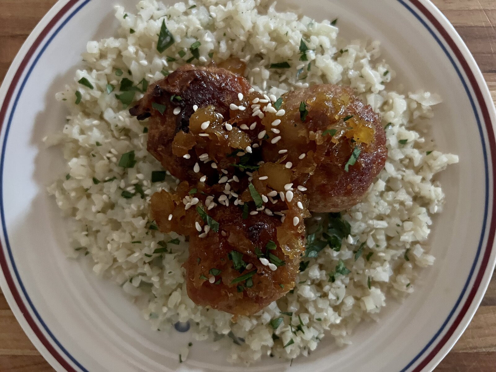 Pineapple-Glazed Ham Balls