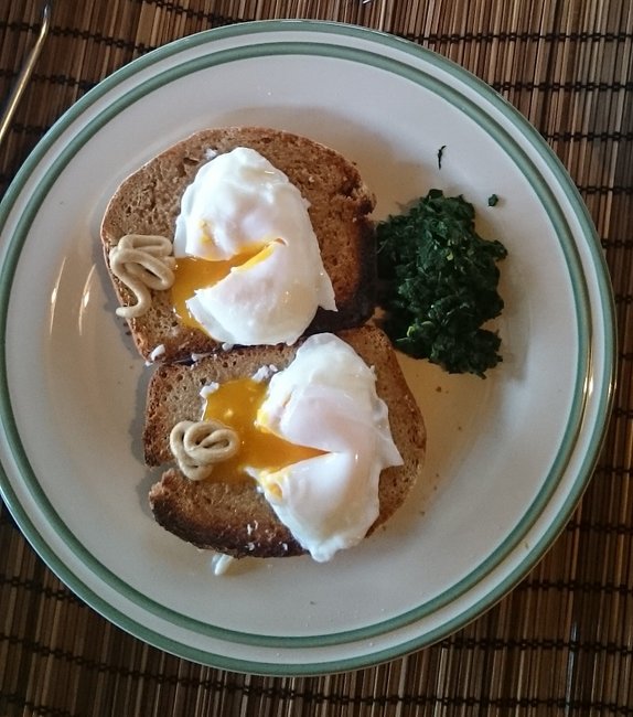 Poached Eggs on Sourdough