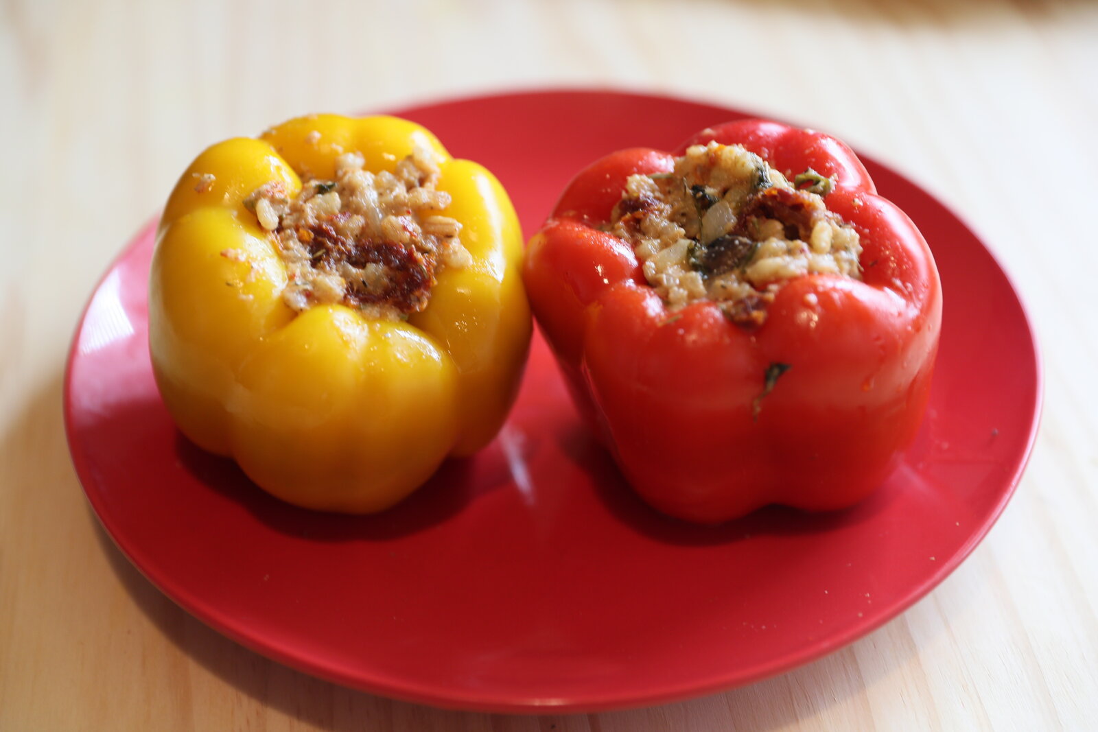 Pork Stuffed Bell Peppers