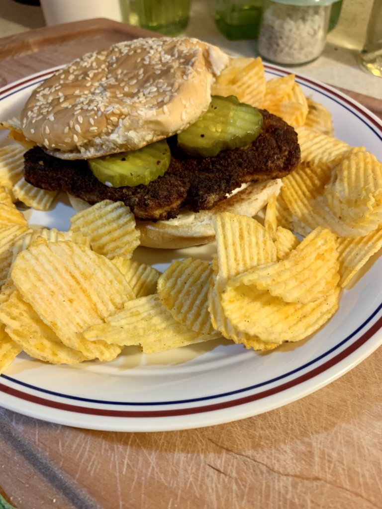 Pork Tenderloin Sandwich