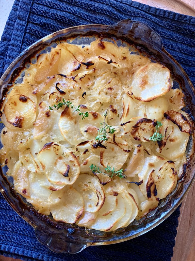 Potato Apple Onion Gratin