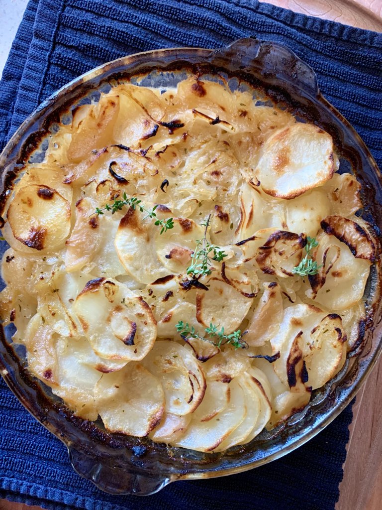 Potato Apple Onion Gratin