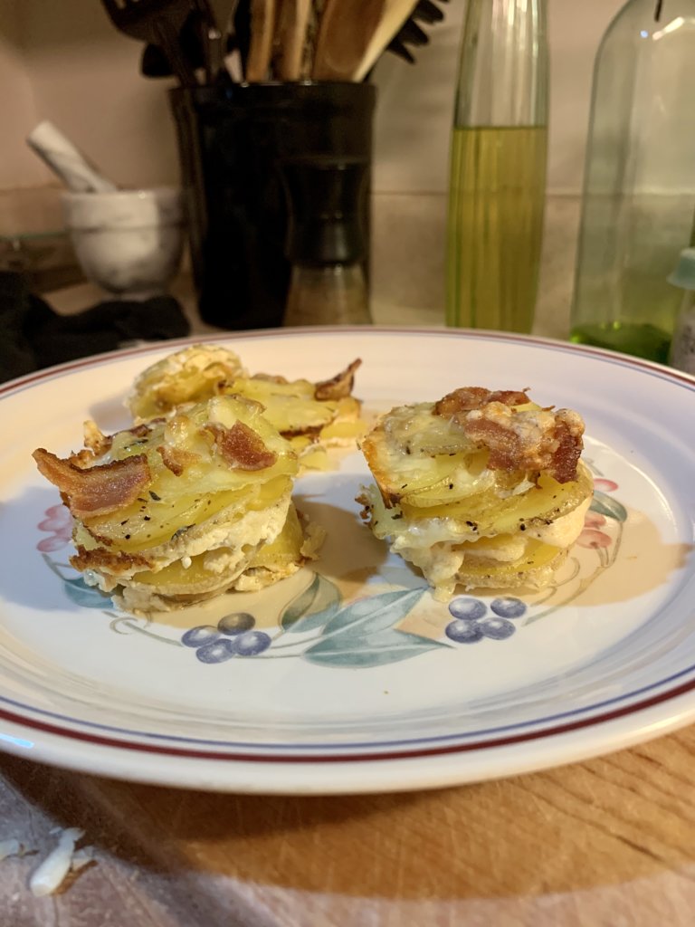 Potato Au Gratin Stacks