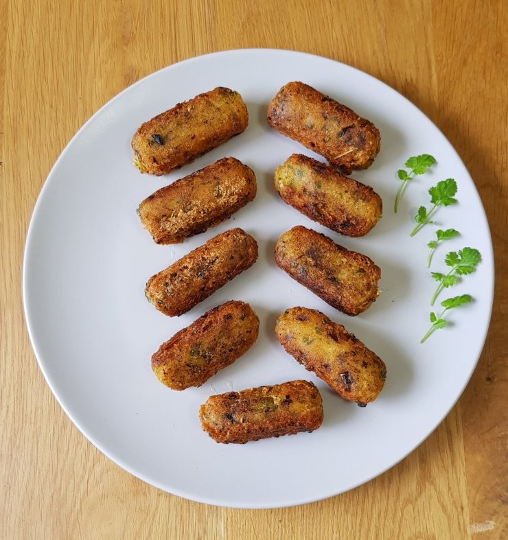 Potato & Polenta Fingers (Fried)