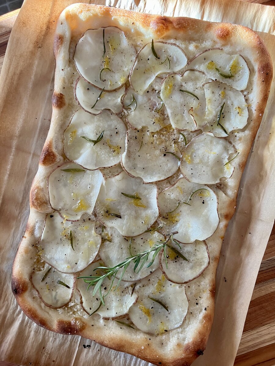 Potato Tarte Flambée