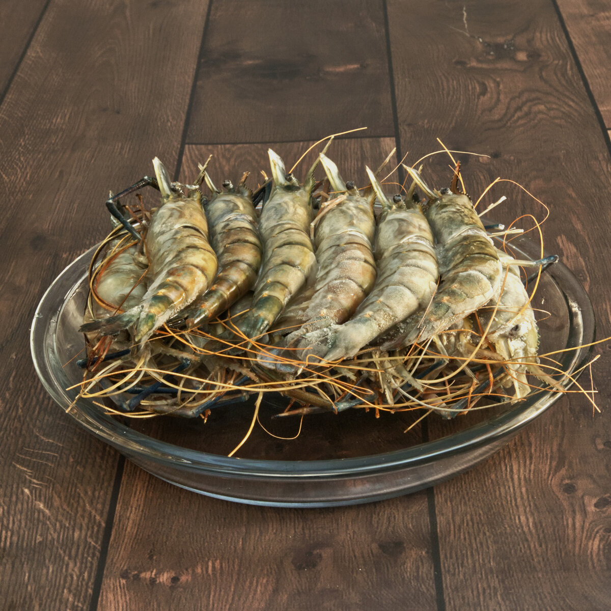 Prawns with Heads On