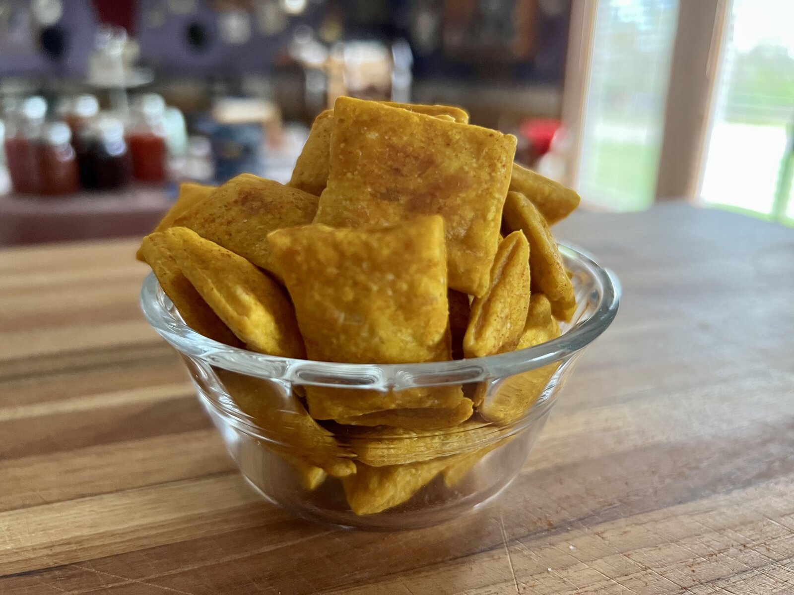 Pumpkin-Parmesan Crackers