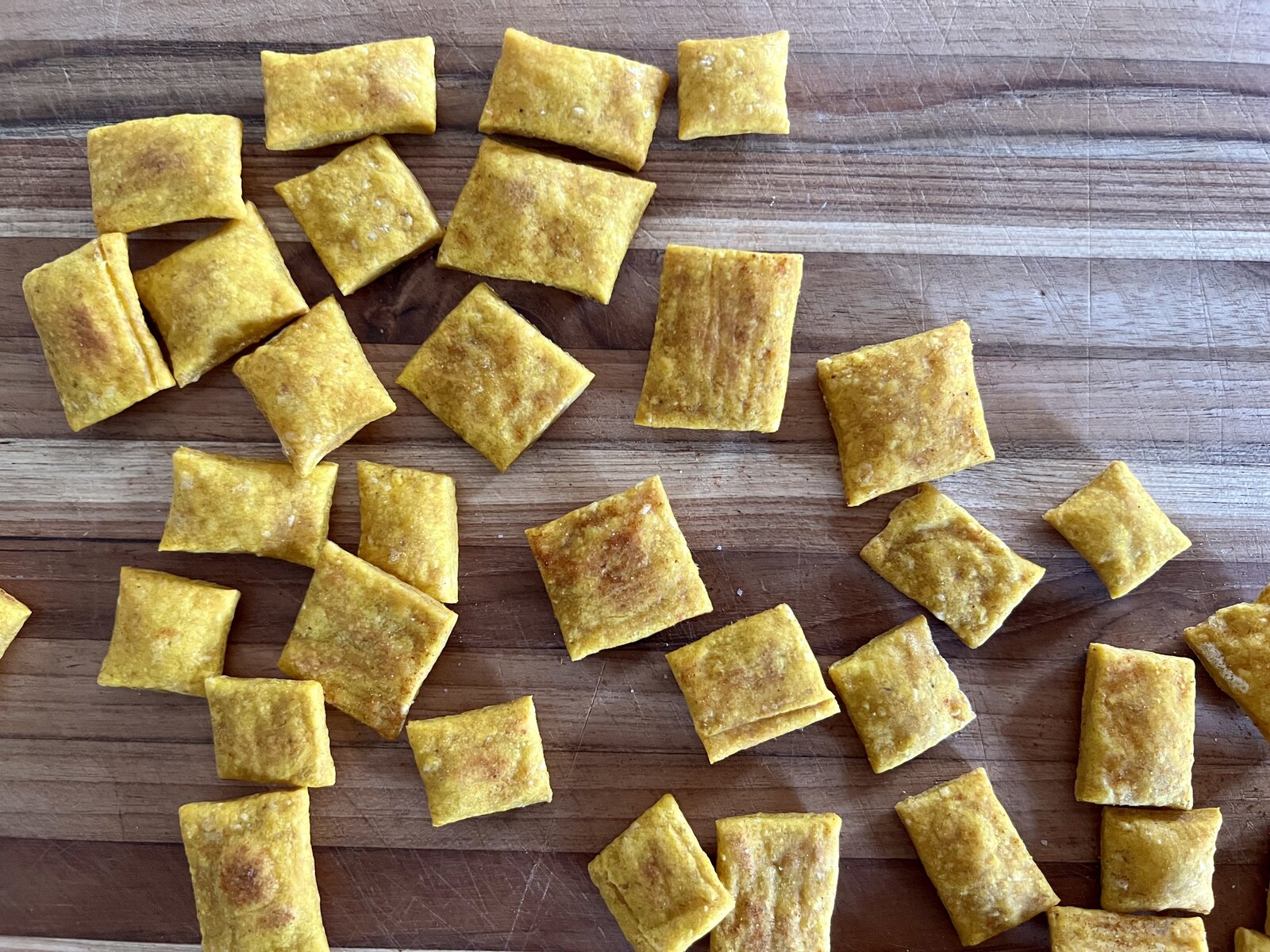 Pumpkin-Parmesan Crackers