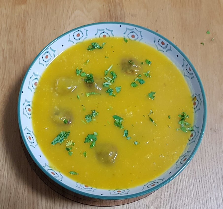 Pumpkin, Parsnip and Ginger Soup