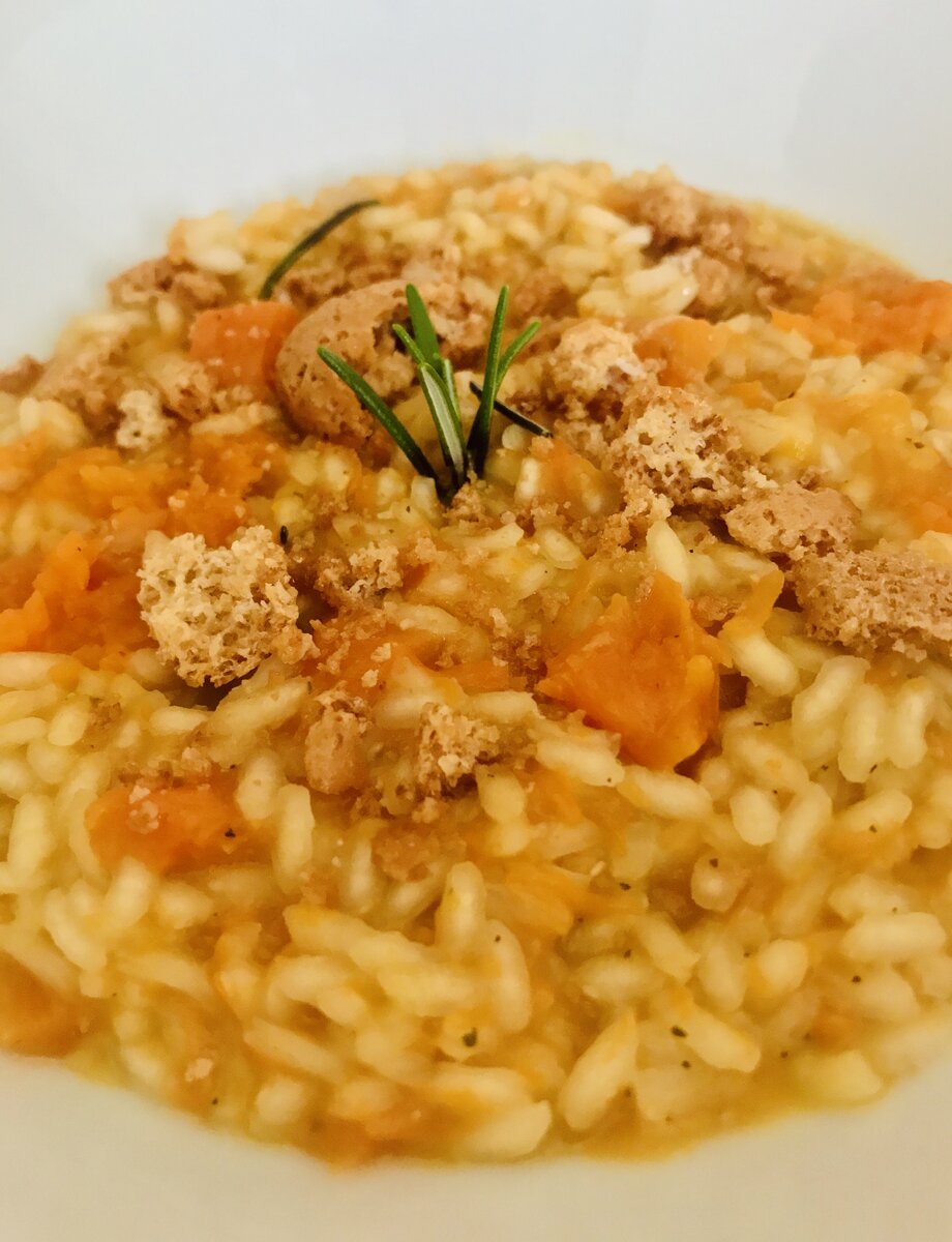 Pumpkin Risotto with Amaretti biscuits.jpeg